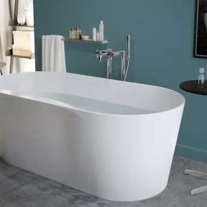 Cada freestanding ovala Roca Raina compozit 159x79 cm