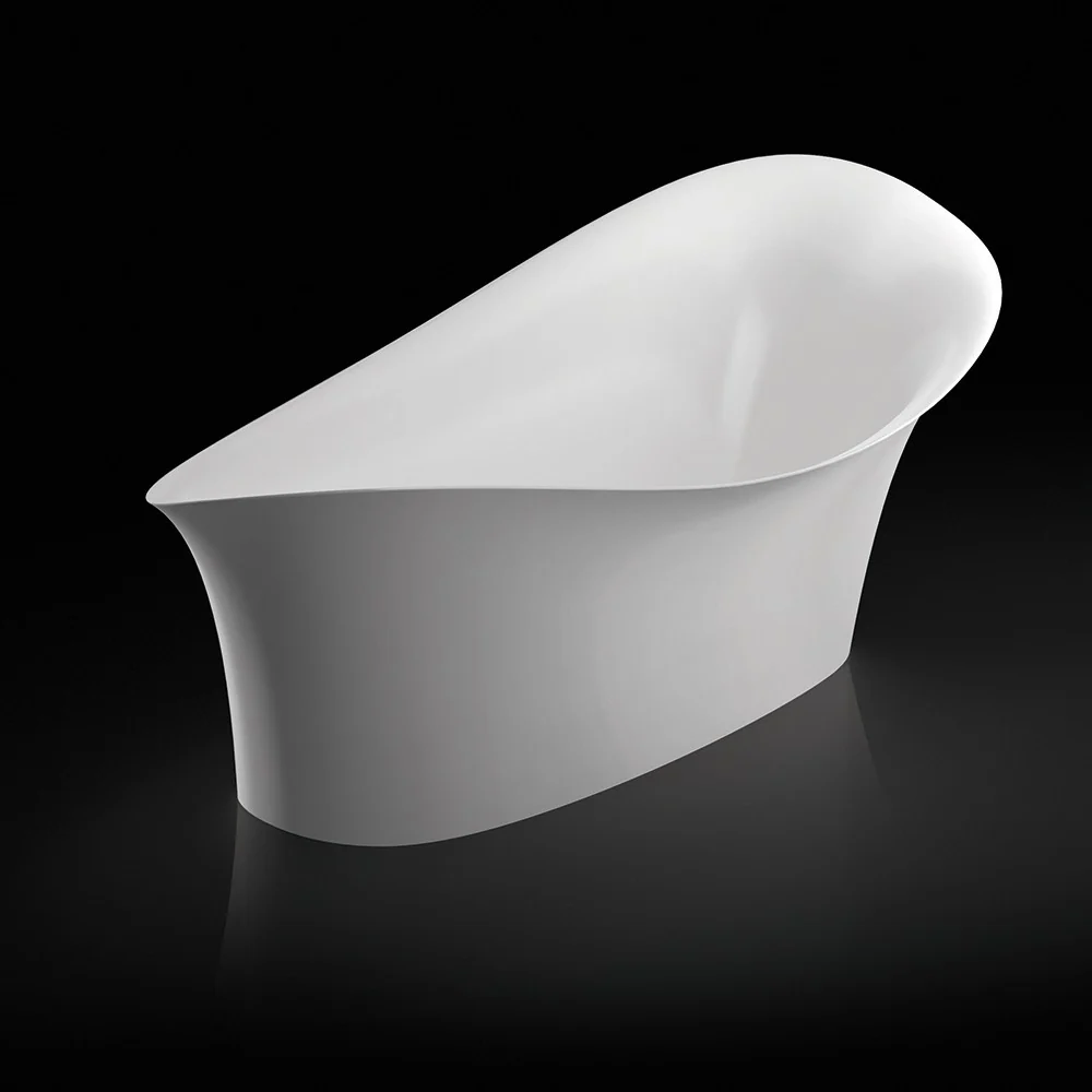 Cada freestanding ovala Spatio Adria I compozit 180x75 cm