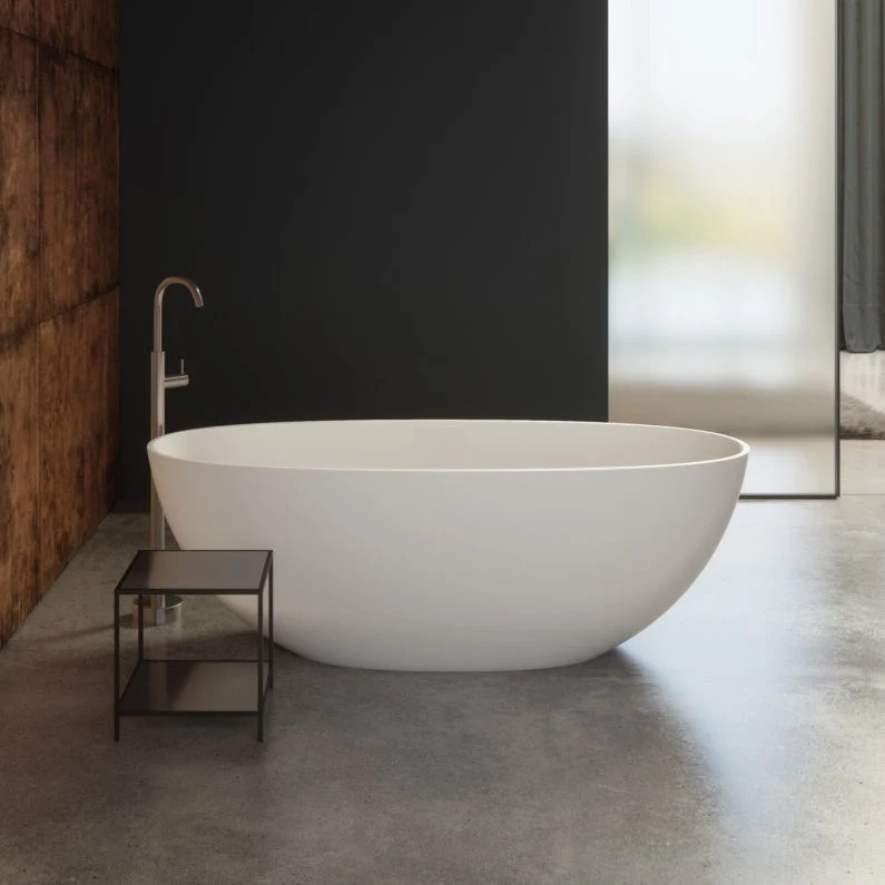 Cada freestanding ovala Spatio Wilma compozit 180x80 cm