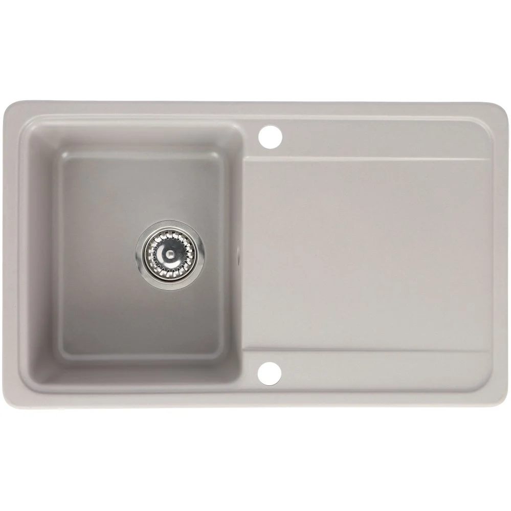 CasaBlanca Sara Set promo chiuveta bucatarie granit cu 1 cuva + baterie GREY4H), gri