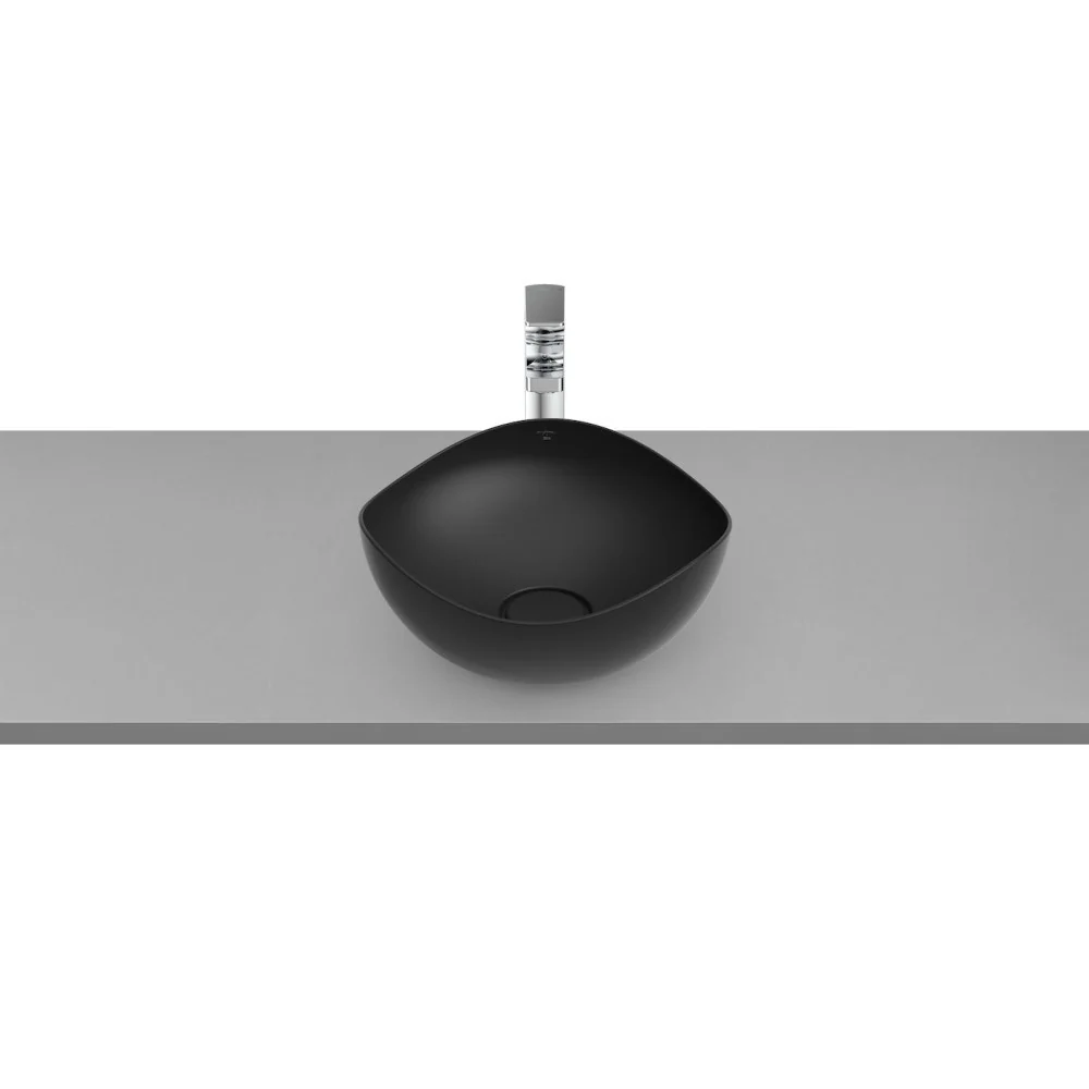Chiuveta baie pe blat, antracit Roca Ohtake Ø38 cm