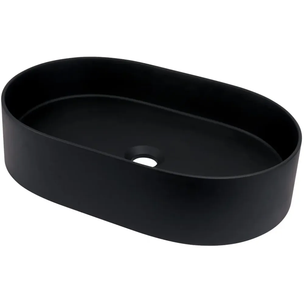 Chiuveta baie pe blat Deante Silia 55x35 cm, negru