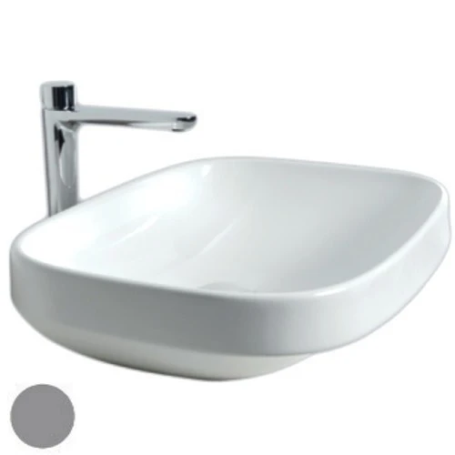 Chiuveta baie pe blat, gri deschis Hatria Abito 58 Alchemy 58x48 cm