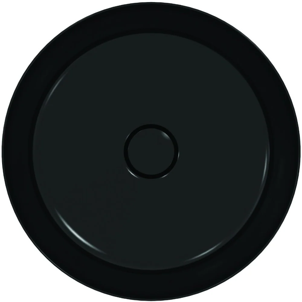 Chiuveta baie pe blat, negru mat, rotunda Ideal Standard Ipalyss 40x40 cm