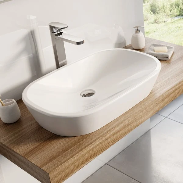 Chiuveta baie ceramica Ravak Ceramic O 60x40x12 cm