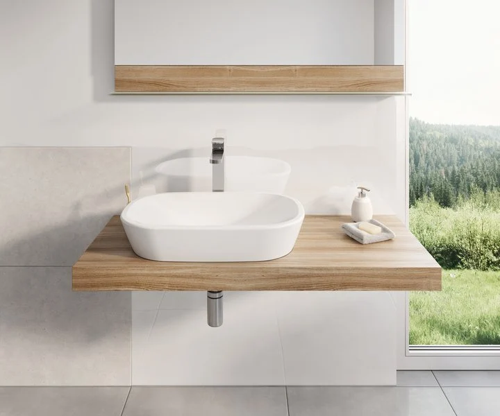 Chiuveta baie ceramica Ravak Ceramic O 60x40x12 cm