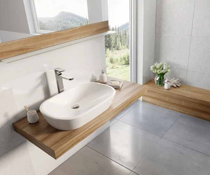 Chiuveta baie ceramica Ravak Ceramic O 60x40x12 cm