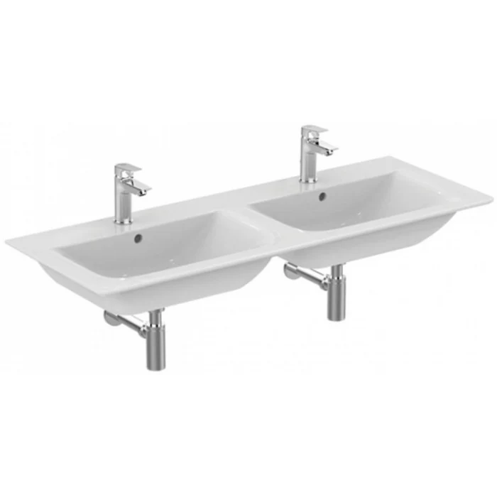 Chiuveta baie dubla suspendata Ideal Standard Connect Air Vanity 124x46 cm