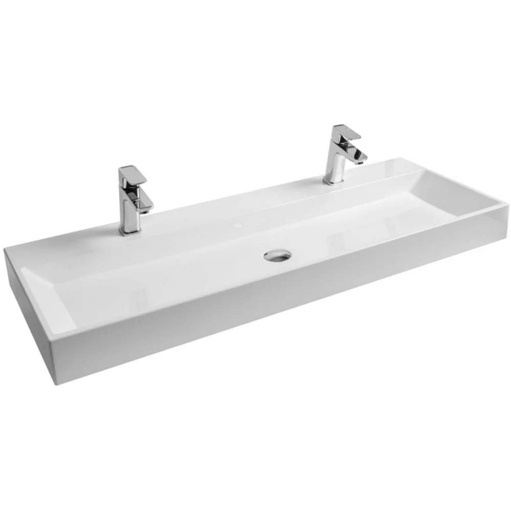 Chiuveta baie dubla suspendata Ravak Natural 120x45 cm