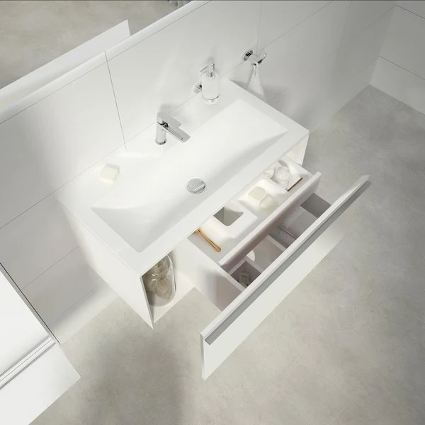 Chiuveta baie marmura turnata Ravak Clear 80x38x12 cm