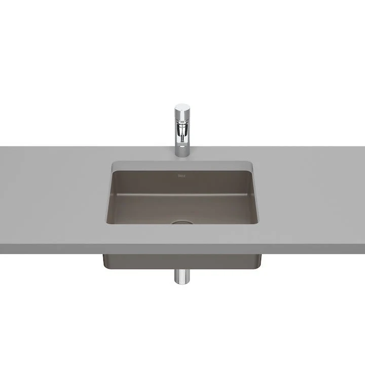 Chiuveta baie sub blat, maro Roca Inspira 50x39 cm