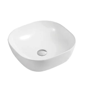 Chiuveta Wellis Poppy din portelan pe blat 41x41x14,8 cm