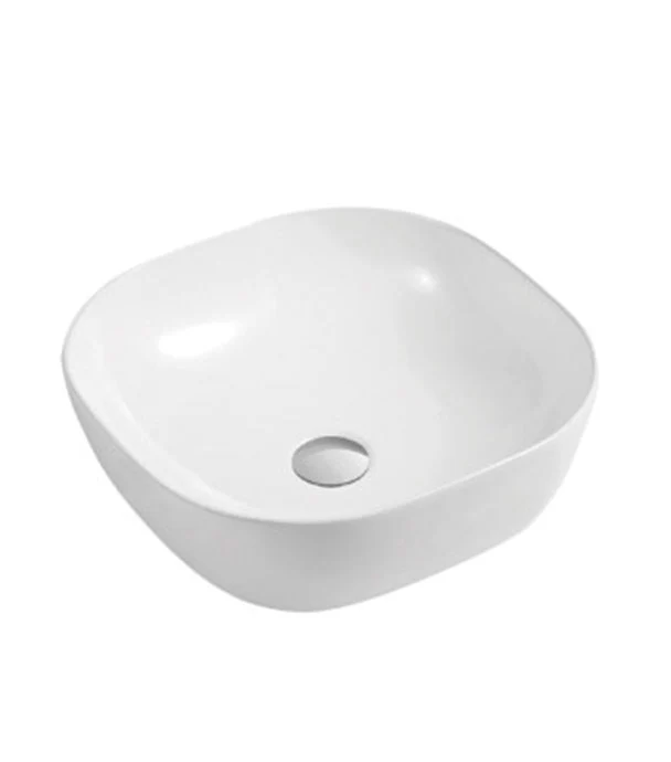 Chiuveta Wellis Poppy din portelan pe blat 41x41x14,8 cm