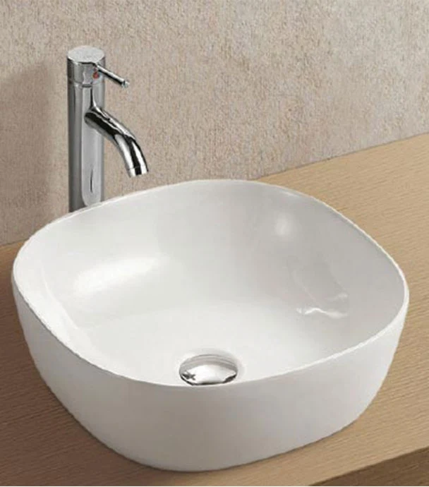 Chiuveta Wellis Poppy din portelan pe blat 41x41x14,8 cm