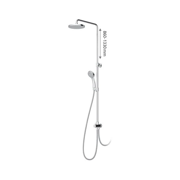 Coloana de dus cu cap fix si para mobila Ravak DS 090.00