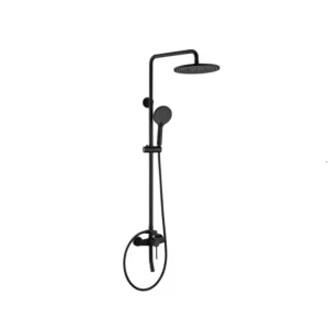 Coloana de dus completa Arezzo PALMFIELD, cu montaj pe perete – negru