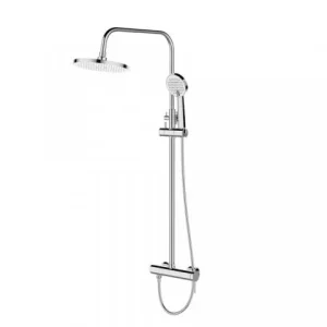 Coloana de dus completa Arezzo SLIMFIELD, cu montaj pe perete – crom