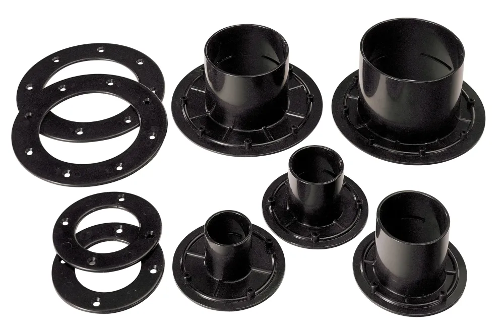 Flansa connector 90mm black