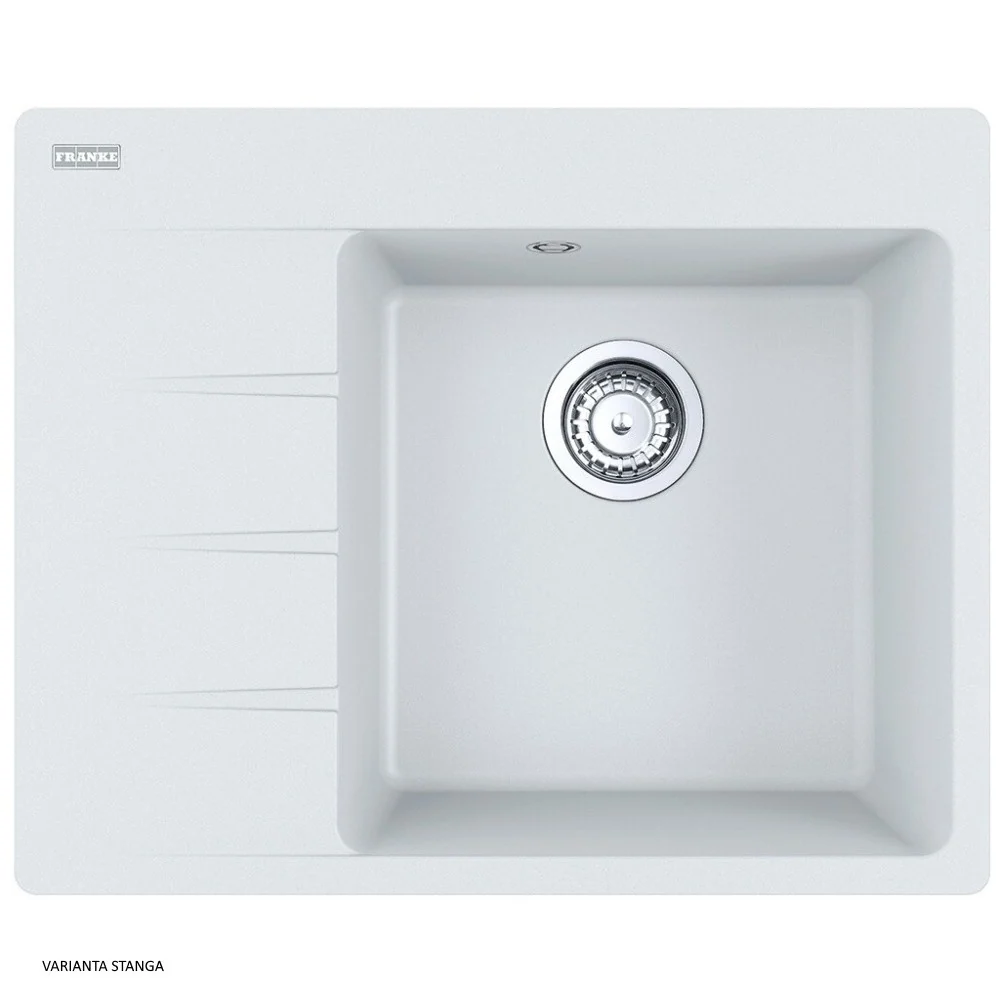 Franke Centro CNG 611/211-62 Chiuveta bucatarie granit 62x50 cm, alb (bianco)
