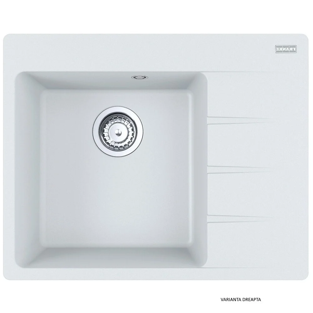 Franke Centro CNG 611/211-62 Chiuveta bucatarie granit 62x50 cm, alb (bianco)