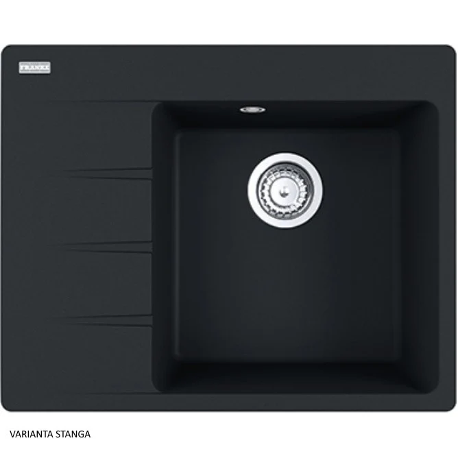Franke Centro CNG 611/211-62 Chiuveta bucatarie granit 62x50 cm, negru (nero)