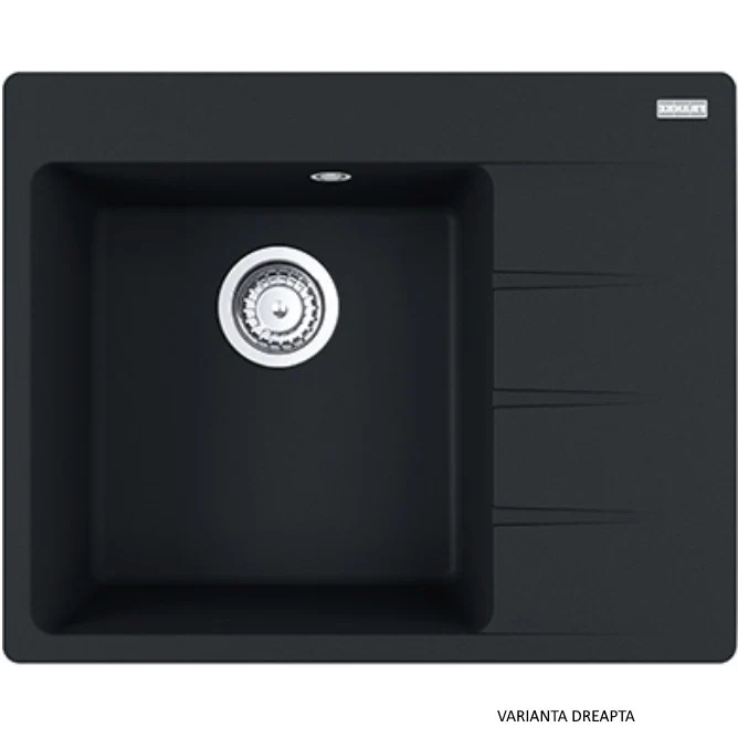 Franke Centro CNG 611/211-62 Chiuveta bucatarie granit 62x50 cm, negru (nero)