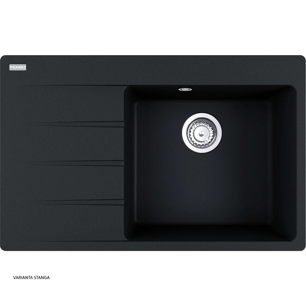 Franke Centro CNG 611/211-78 Chiuveta bucatarie granit 78x50 cm, negru (nero)