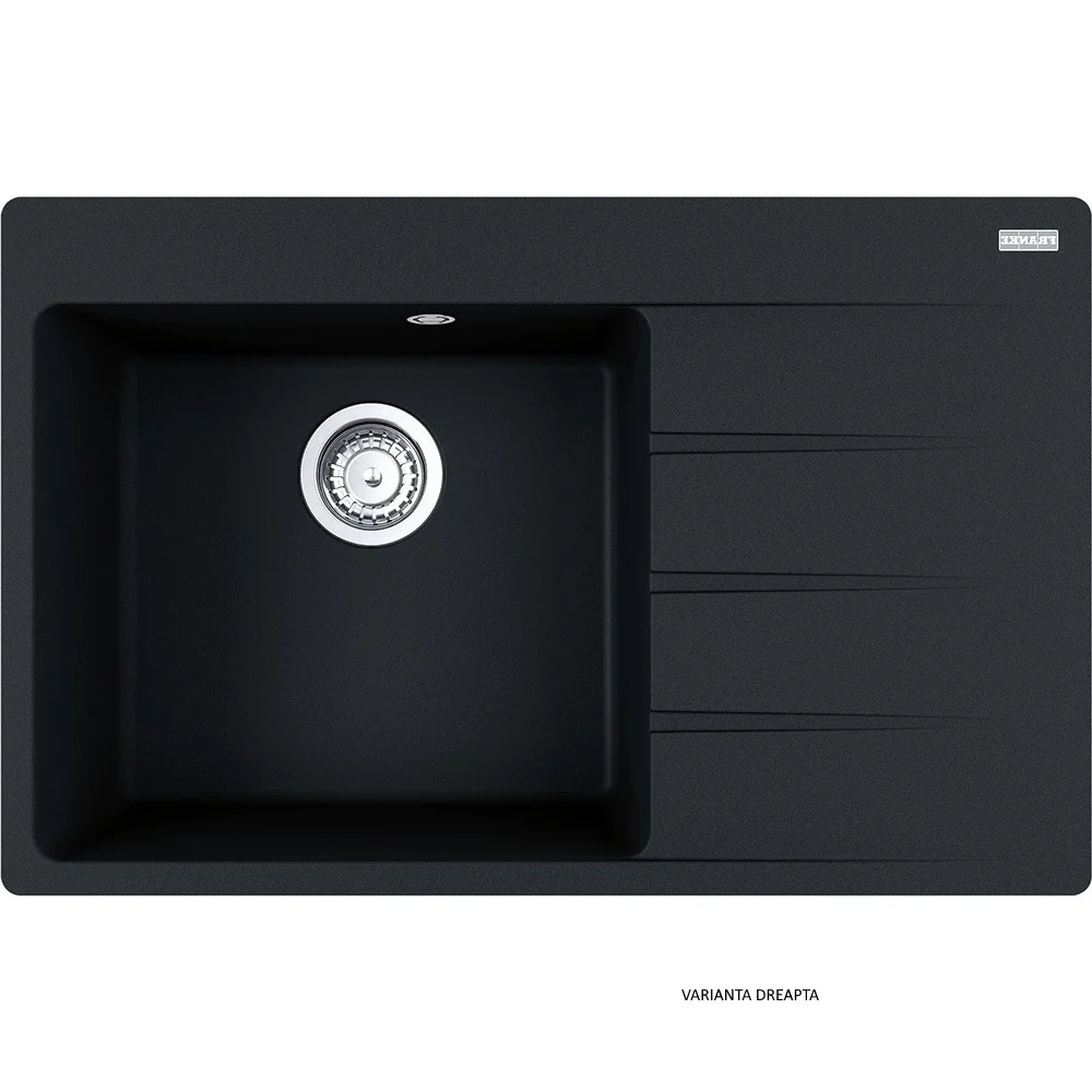 Franke Centro CNG 611/211-78 Chiuveta bucatarie granit 78x50 cm, negru (nero)