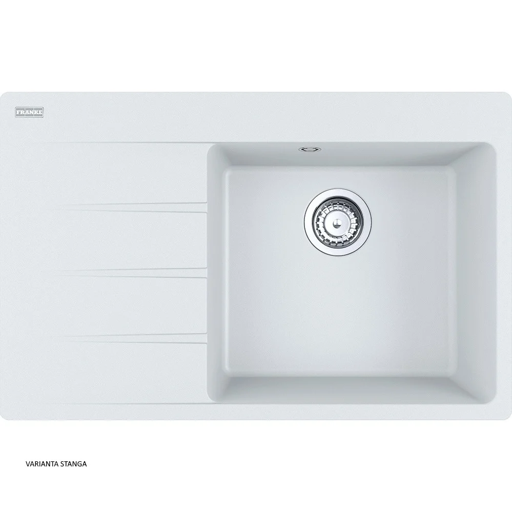 Franke Centro CNG 611/211-78 Chiuveta bucatarie granit 78x50 cm, alb (bianco)