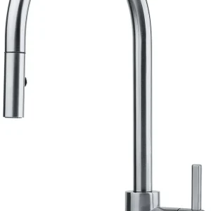 Franke Eos Neo Baterie chiuveta bucatarie monocomanda cu dus extractibil, jet dublu, crom