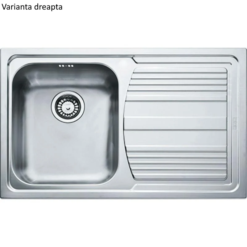 Franke Logica Line LLX 611 Chiuveta bucatarie 79x50 cm, inox lucios