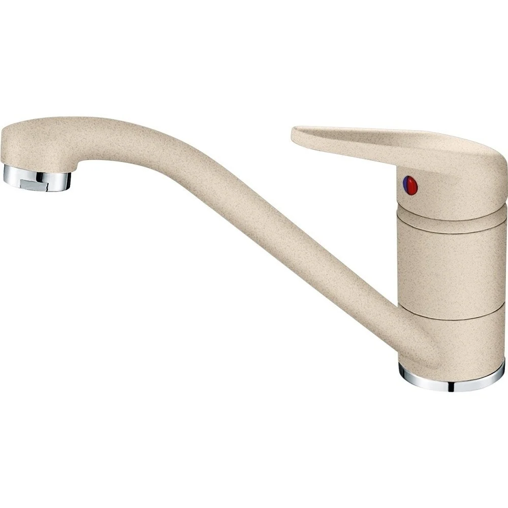 Franke Maris MRG 610-39 Set chiuveta bucatarie granit 44x50 cm cu baterie monocomanda Novara Plus, bej (avena)