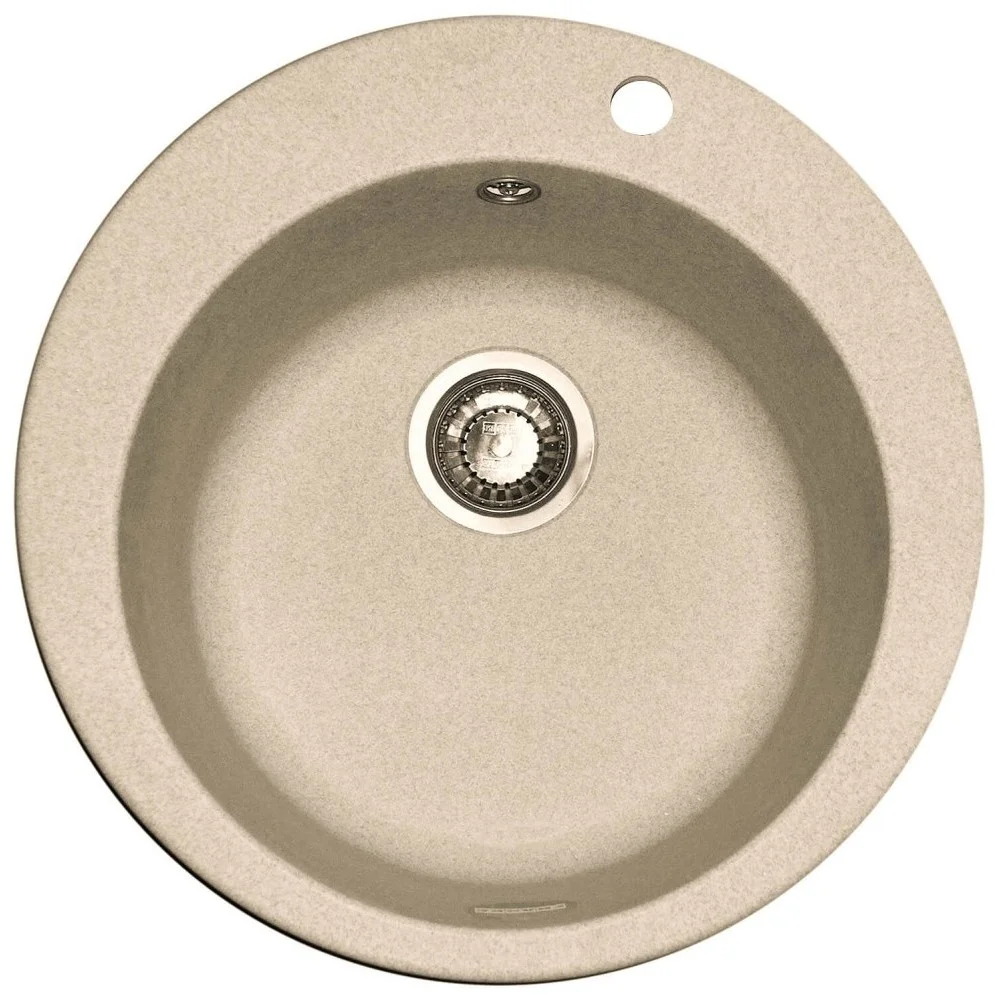 Franke Rotondo ROG 610 Chiuveta bucatarie granit Ø51 cm, bej deschis (avena)