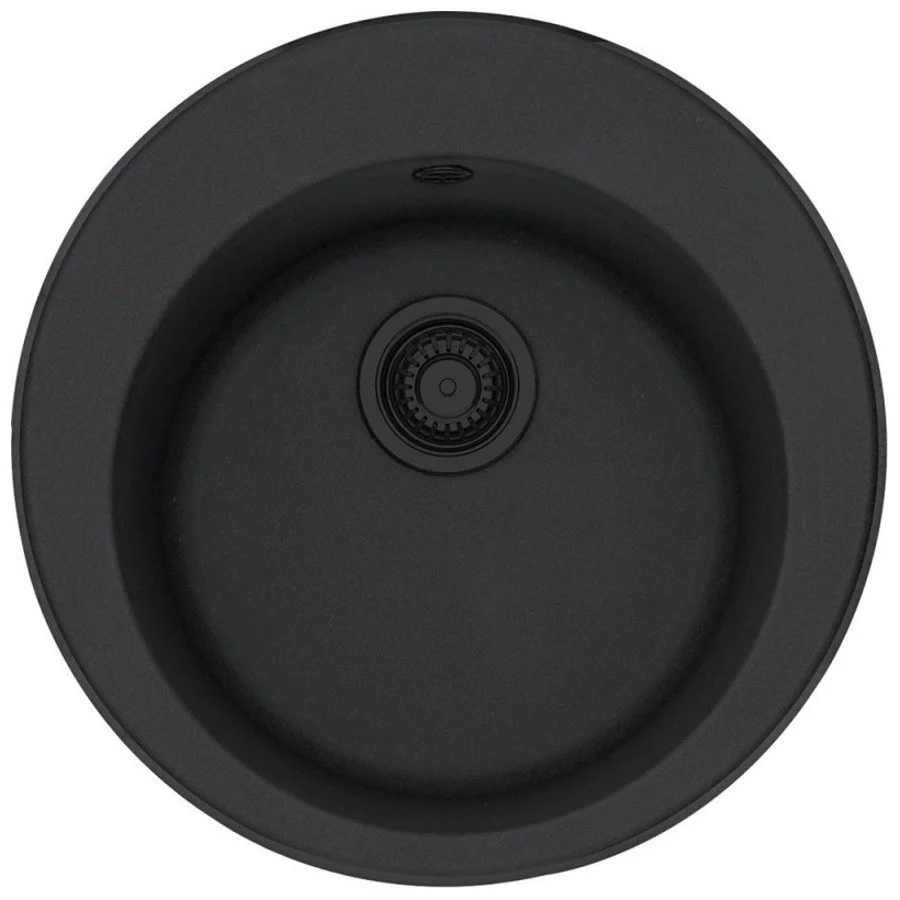 Franke Rotondo ROG 610 VN Chiuveta bucatarie granit Ø51 cm, negru