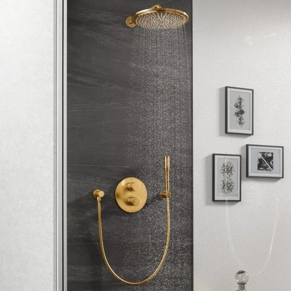 Furtun dus Grohe Essentials 125 cm, auriu (cool sunrise)