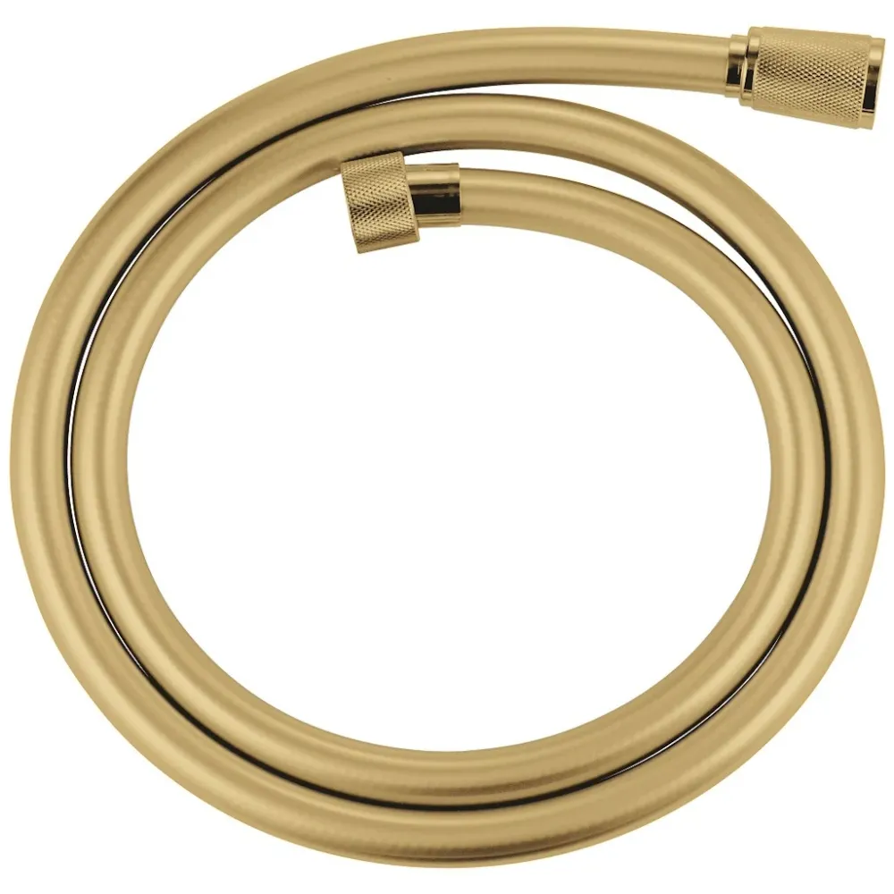 Furtun dus Grohe Silverflex 125 cm, auriu (cool sunrise)