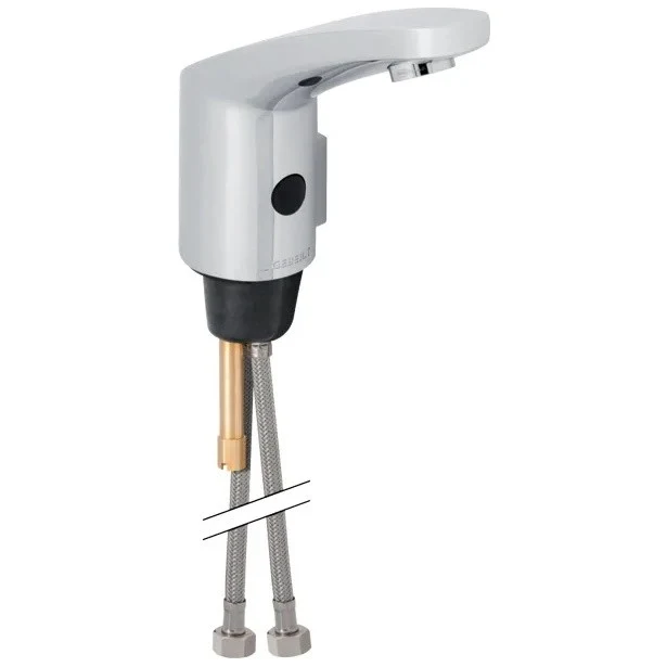 Geberit 185 Baterie lavoar cu infrarosu si maner pentru mixare apa, cu baterii 1.5 V