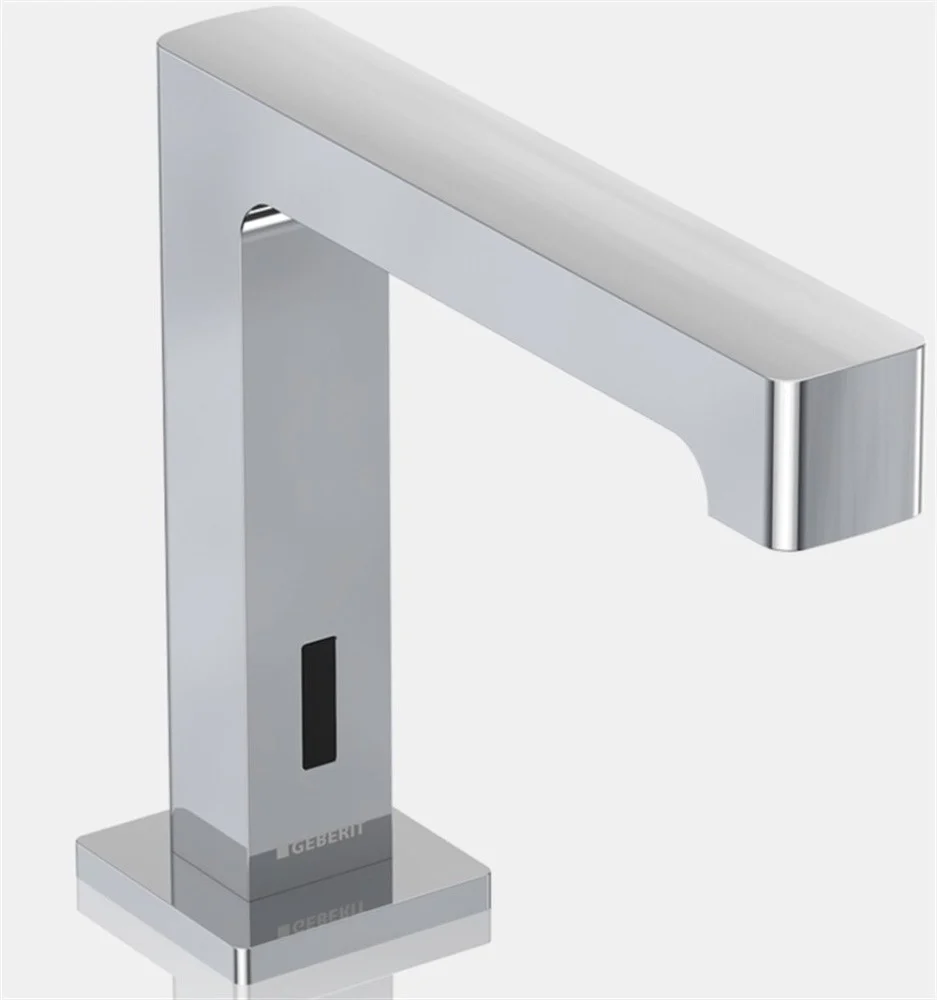 Geberit Brenta Baterie lavoar cu infrarosu, fara mixare apa, caseta functionala aparenta