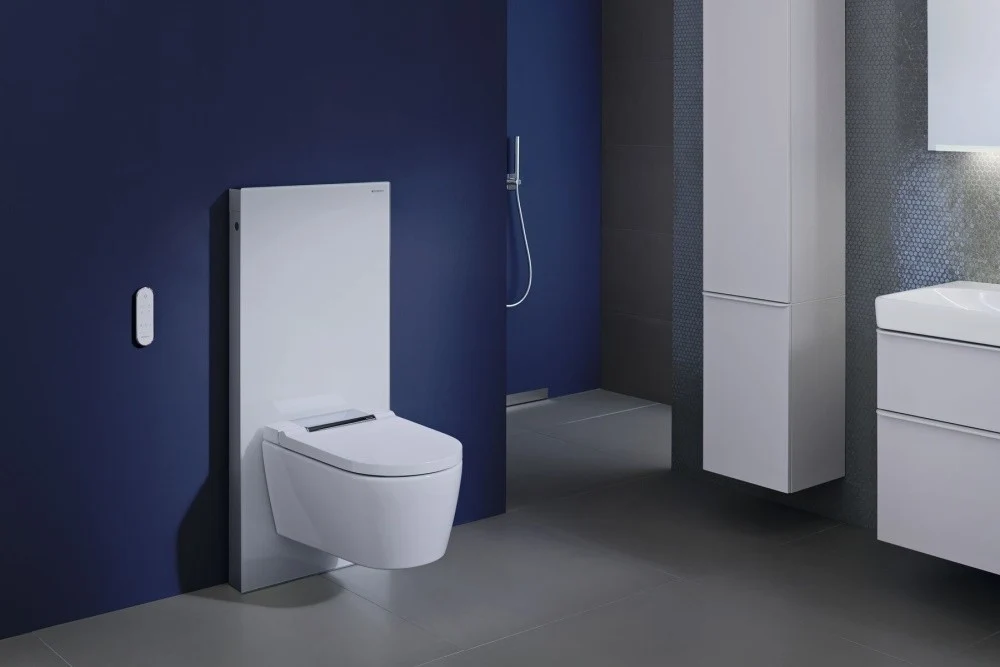 Geberit Monolith Modul stativ pentru vas WC suspendat, H101 cm, alb