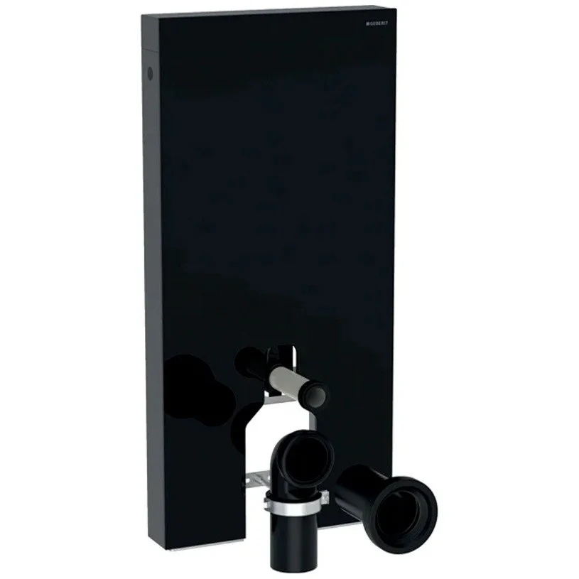 Geberit Monolith Modul stativ pentru vas WC pe pardoseala, H101 cm, negru