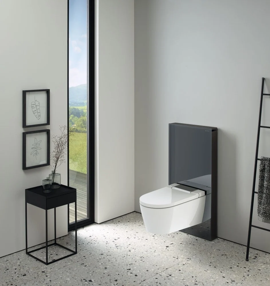 Geberit Monolith Modul stativ pentru vas WC suspendat, H101 cm, antracit (lava)