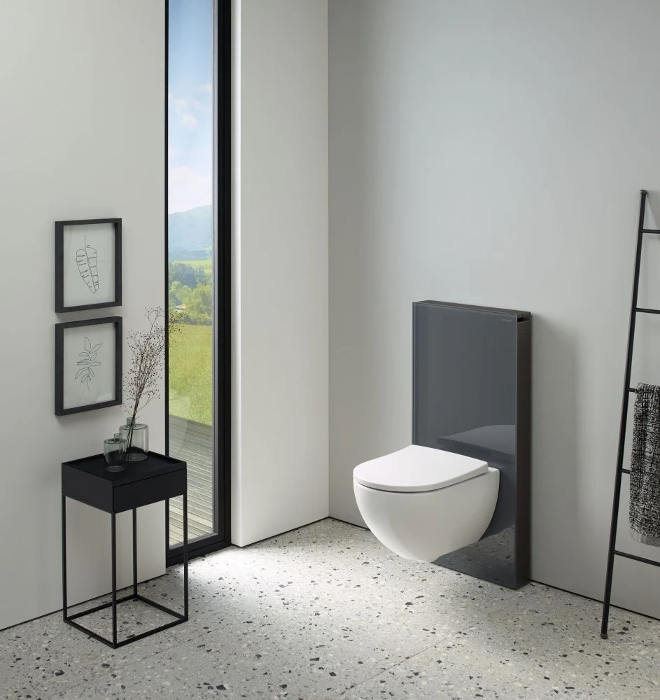 Geberit Monolith Modul stativ pentru vas WC suspendat, H101 cm, antracit (lava)