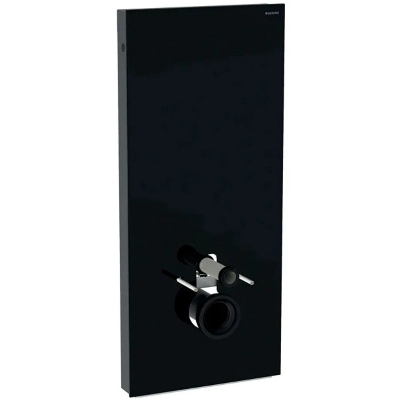 Geberit Monolith Modul stativ pentru vas WC suspendat, H114 cm, negru