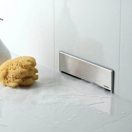 Grila ornament rigola dus Geberit, capac inox periat