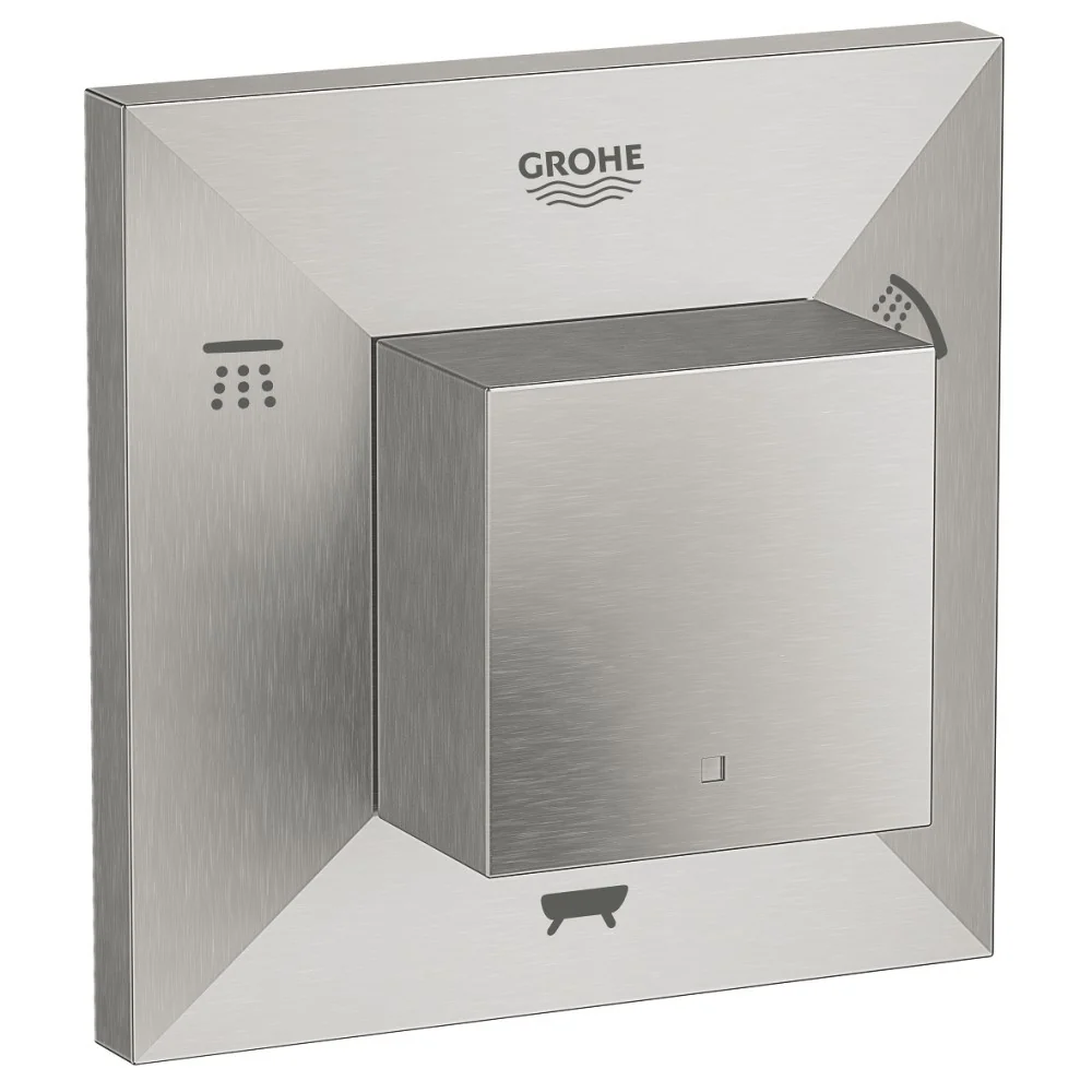 Grohe Allure Brilliant Divertor cu 5 cai, aspect inox (supersteel)