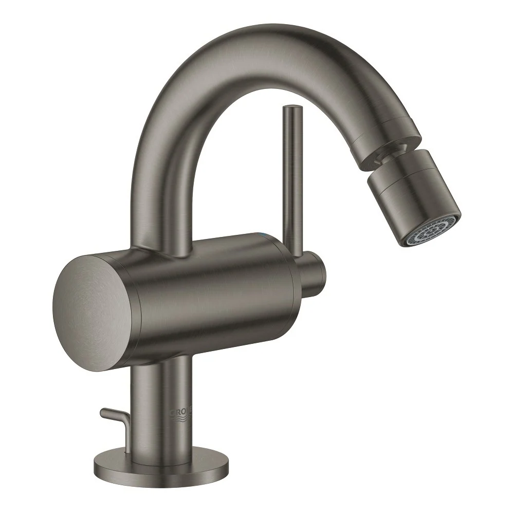 Grohe Atrio Baterie bideu monocomanda cu ventil pop-up, antracit mat (brushed hard graphite)