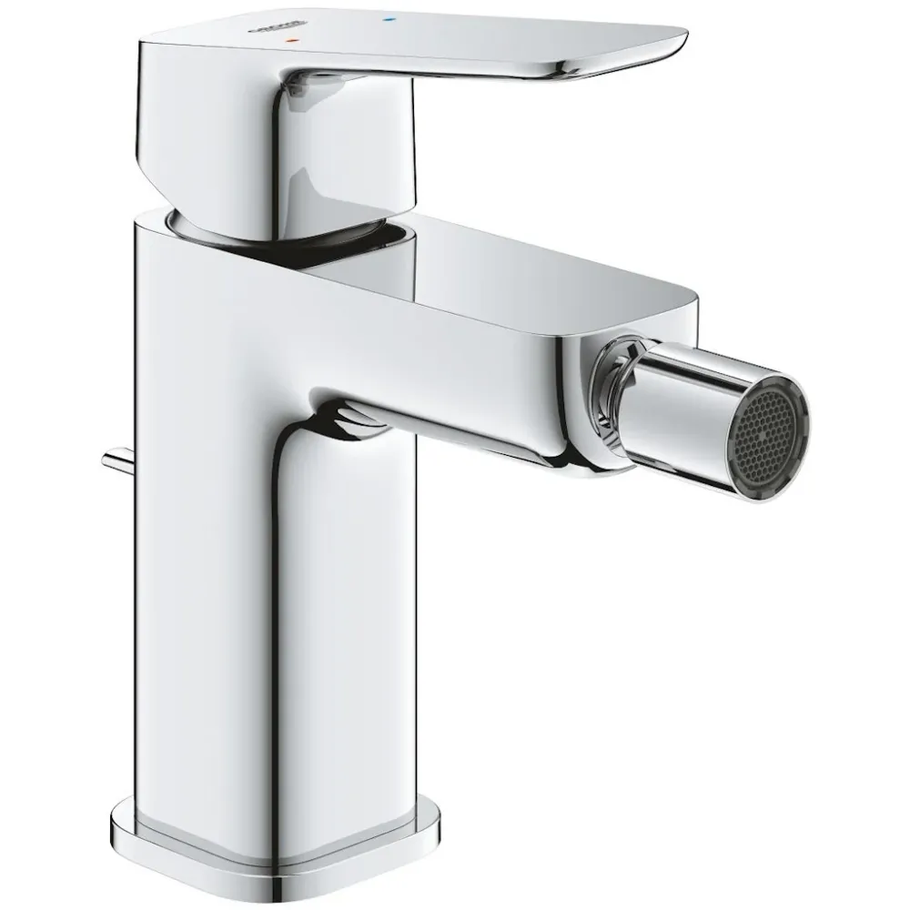 Grohe Cubeo Baterie bideu cu ventil pop-up, crom