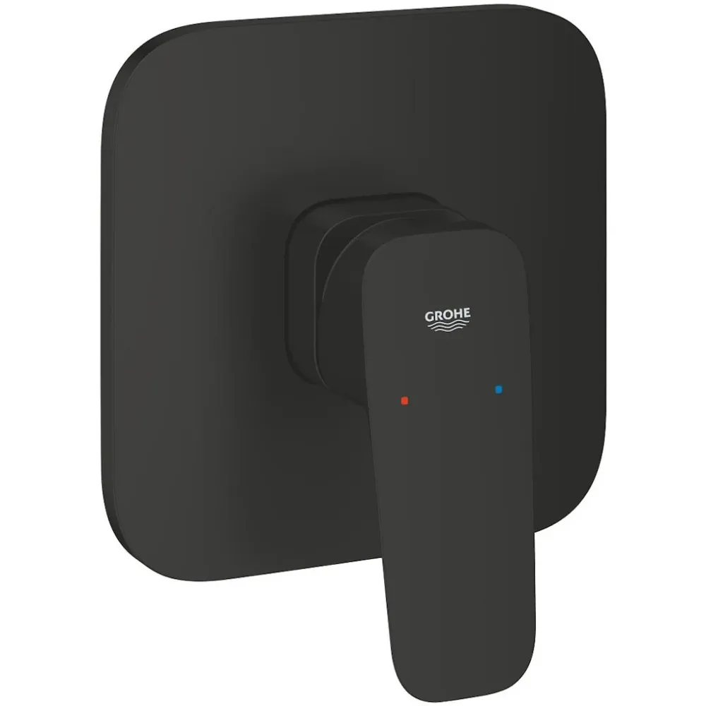 Grohe Cubeo Baterie dus monocomanda cu montaj incastrat, negru mat