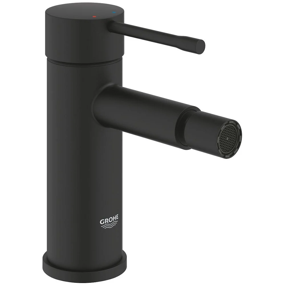Grohe Essence Baterie bideu monocomanda S cu ventil pop-up, negru mat (phantom black)