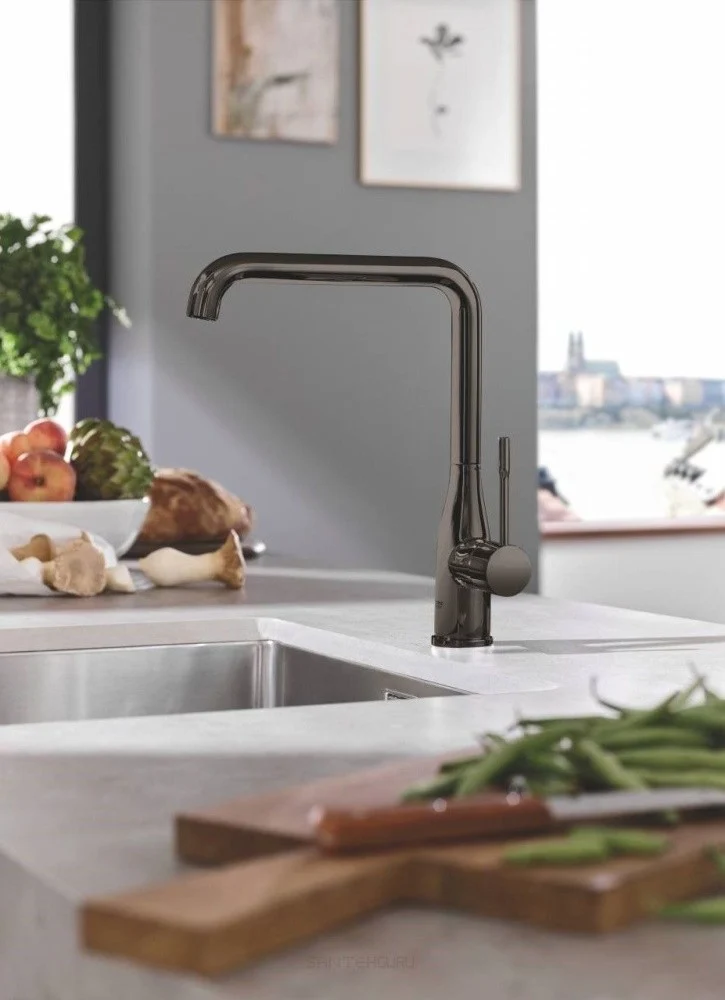 Grohe Essence Baterie chiuveta bucatarie, antracit (hard graphite)